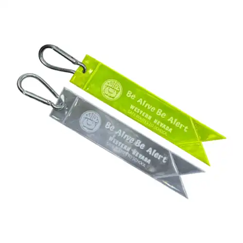 Tag Reflective Keyring